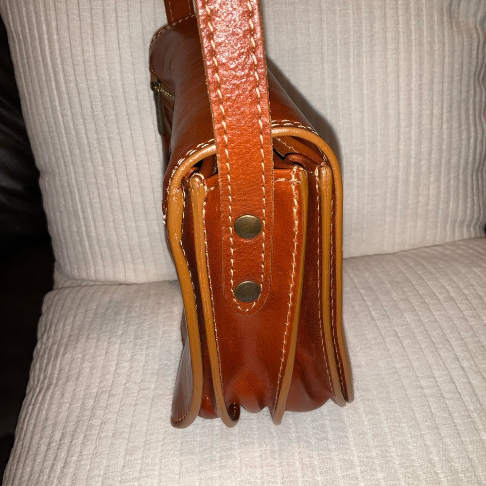 GENUINE LEATHER MADE IN ITALY CROSSBODY BAG - Picture 10 of 15